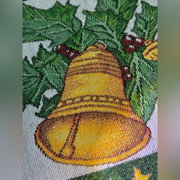 (NWT) Vintage BRAND NEW Set of 7 Glitter Christmas placemats - Picture 6 of 9